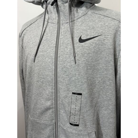 New NIKE Pro Training Full Zip Hoodie SIZE LARGE L - Jacket CZ6376-063 - Picture 2 of 3